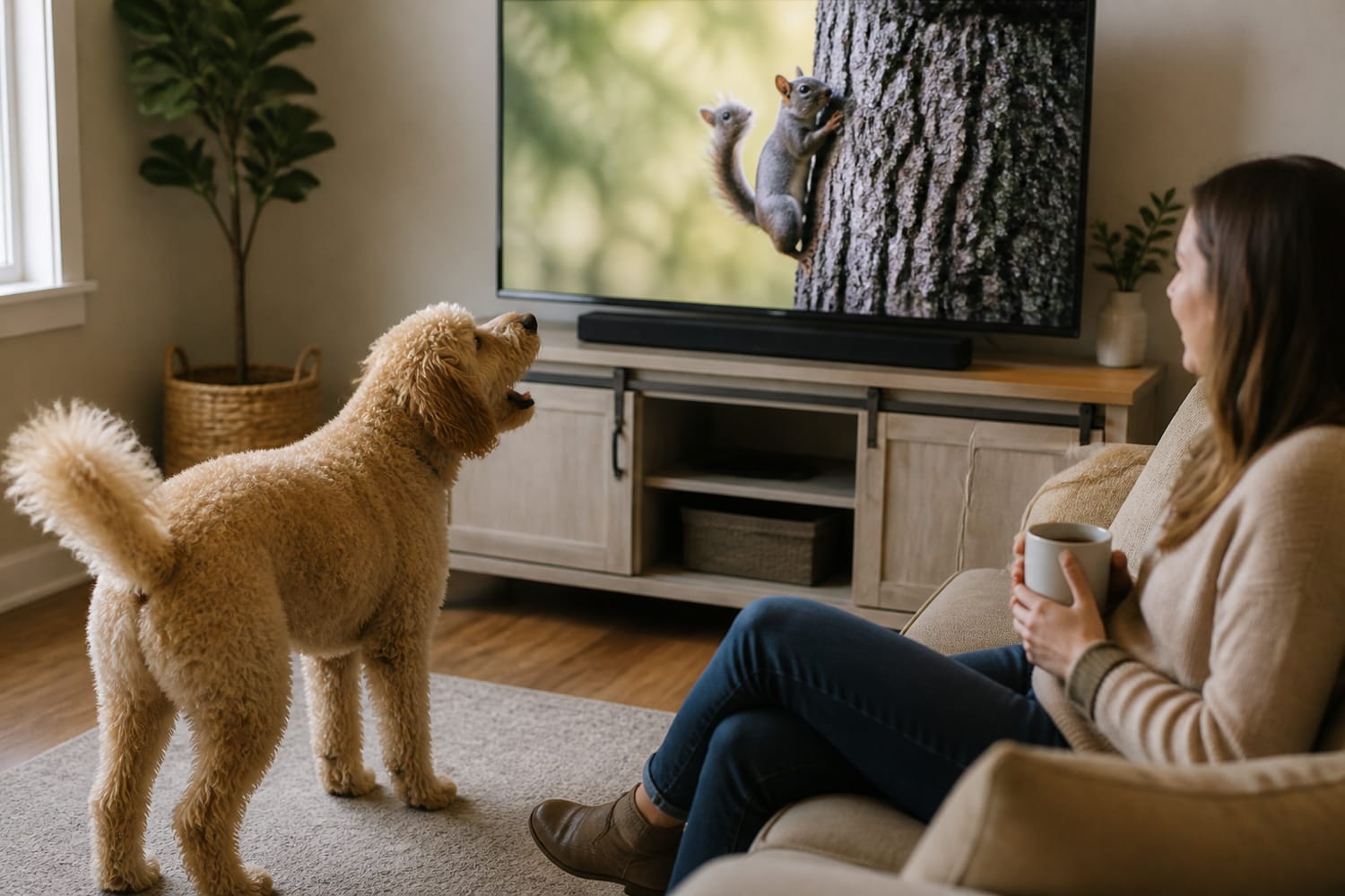 Why Your Dog Barks at the TV—and How to Help Them Stay Calm