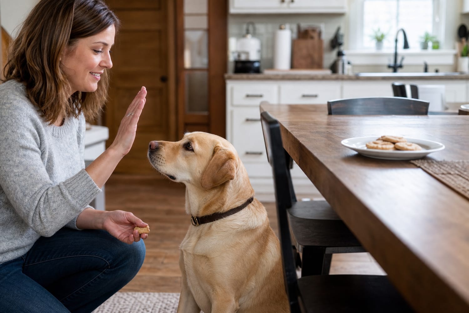 How to Stop Counter Surfing and Table Stealing with Positive Training