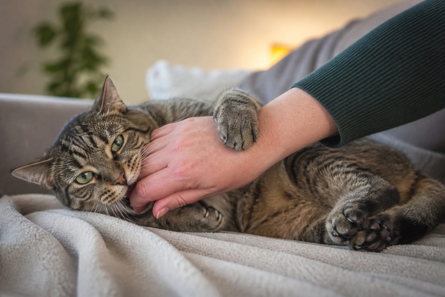 Why Cats Bite During Petting—and How to Prevent Overstimulation