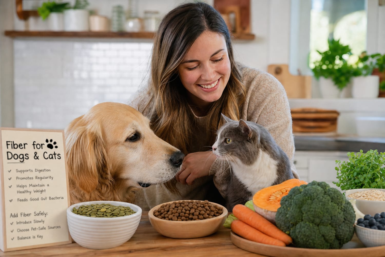 Fiber for Dogs and Cats: Why It Matters and Safe Ways to Add It
