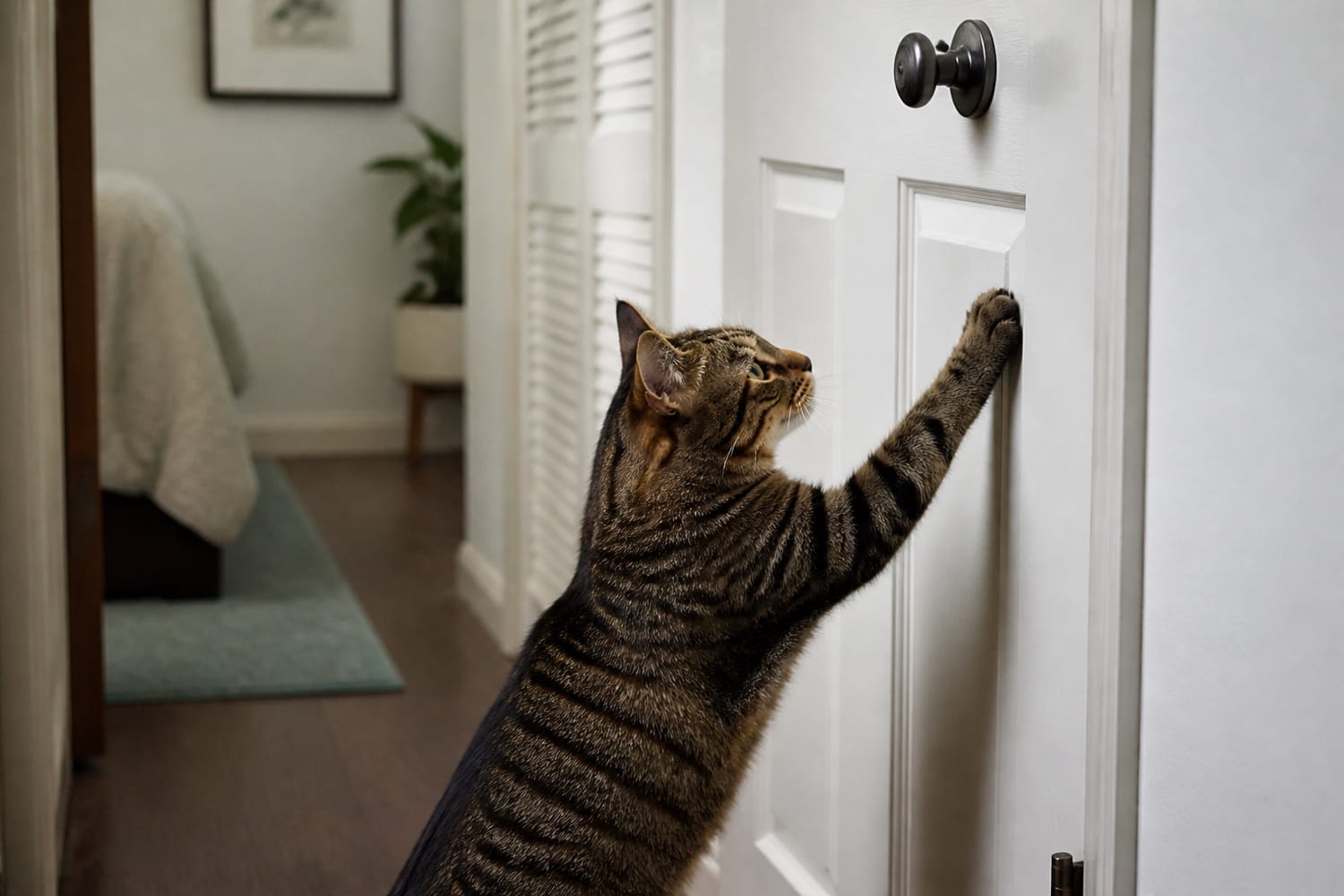 Why Your Cat Scratches at Closed Doors—and How to Help Them Stop