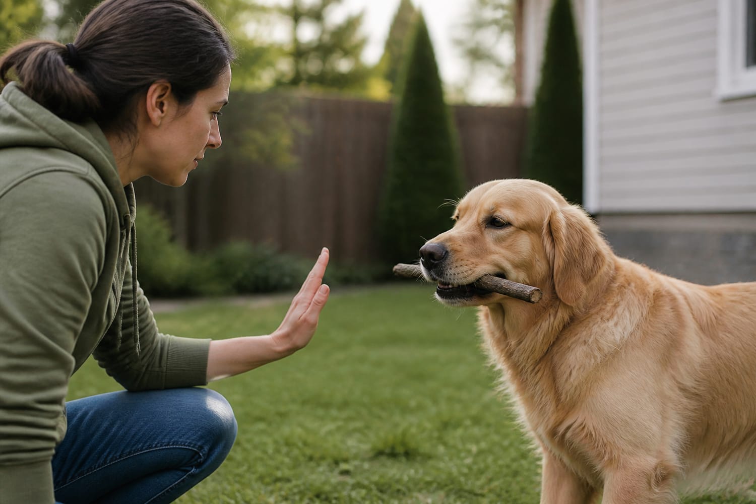 How to Teach a Reliable “Drop It” Cue—Without Chasing, Grabbing, or Bribing